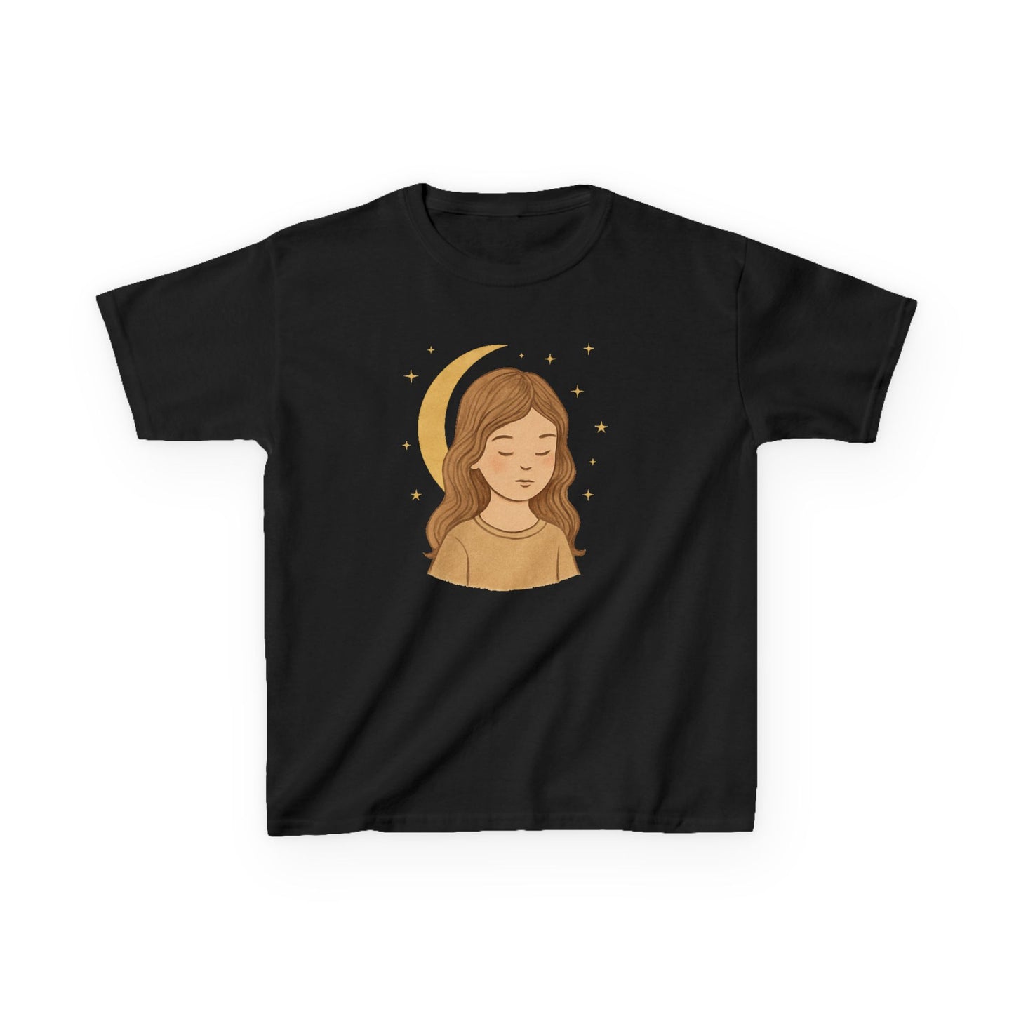 Kids Inspirational Tee, The Sky Within, Celestial Kids Shirt, Moon Graphic Tee, Cozy Cotton T-Shirt, Gift for Young Dreamers