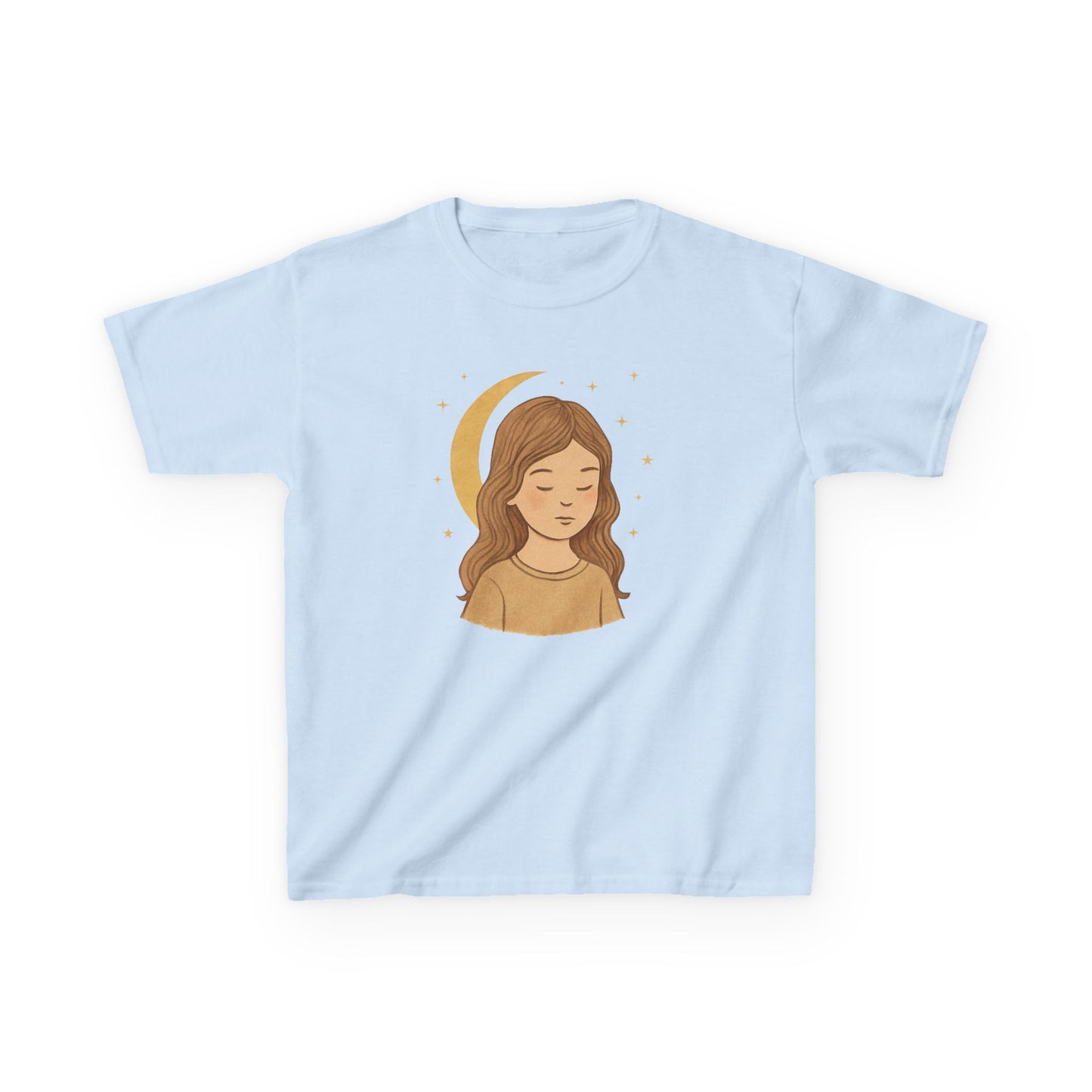 Kids Inspirational Tee, The Sky Within, Celestial Kids Shirt, Moon Graphic Tee, Cozy Cotton T-Shirt, Gift for Young Dreamers