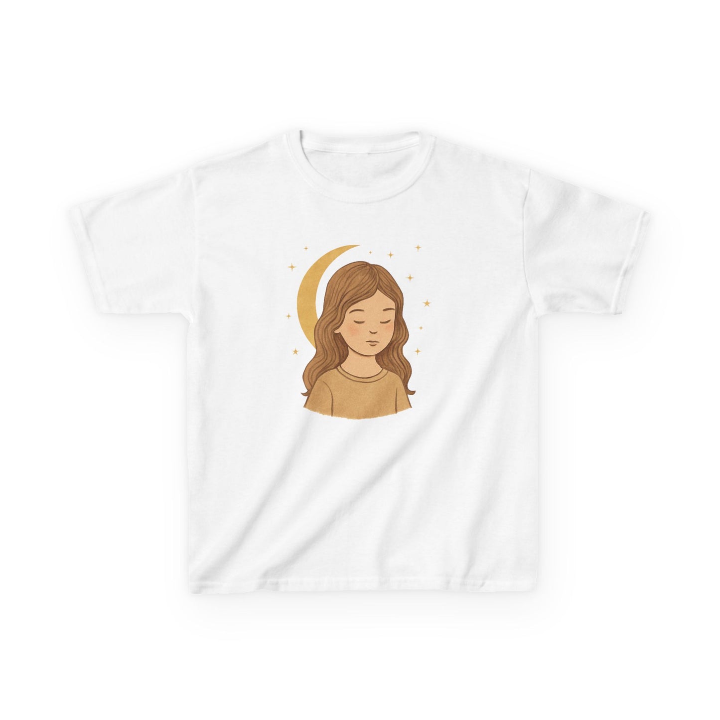 Kids Inspirational Tee, The Sky Within, Celestial Kids Shirt, Moon Graphic Tee, Cozy Cotton T-Shirt, Gift for Young Dreamers