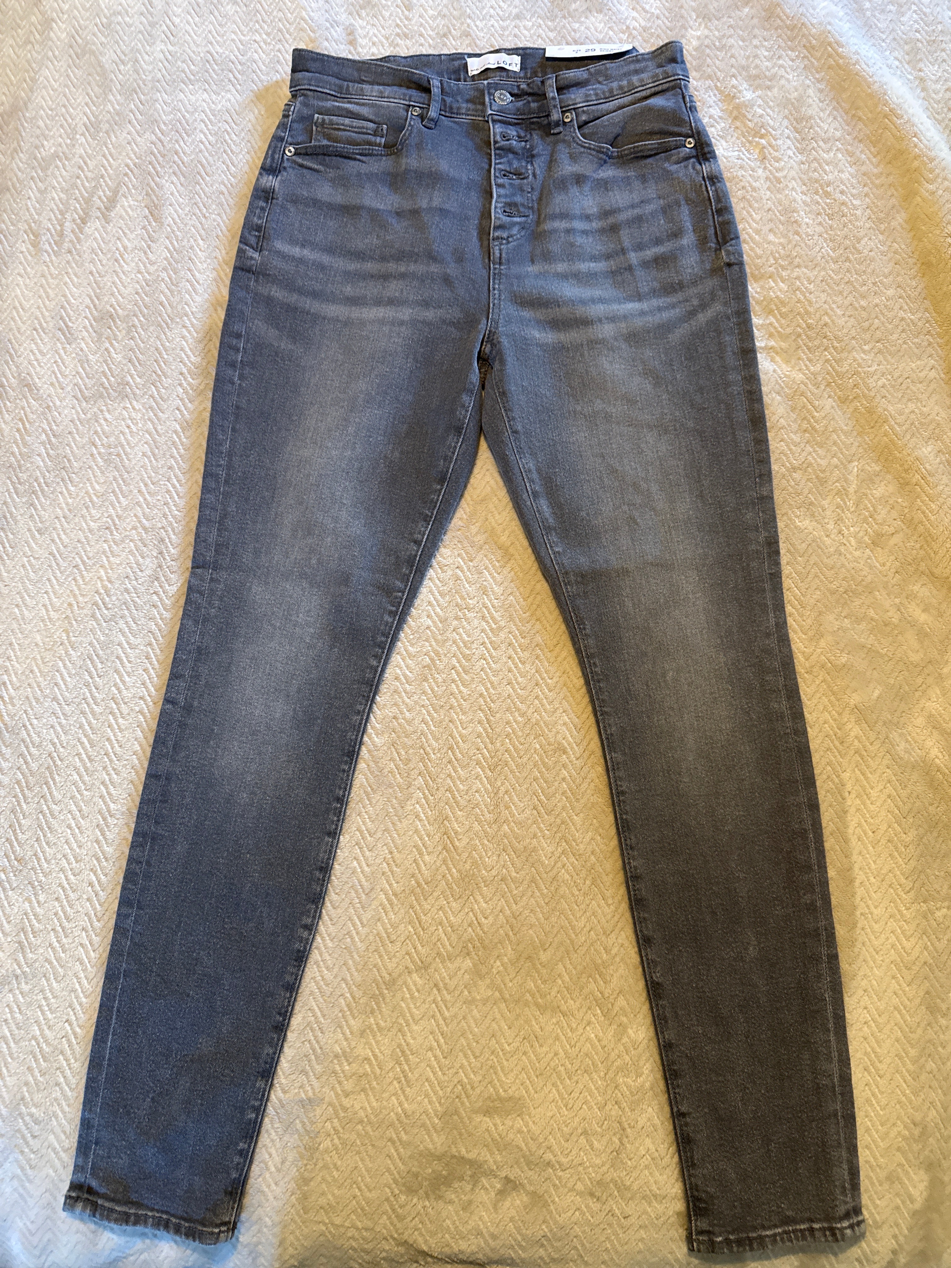 Loft High Waist Skinny Jeans Size 8- 29W 30 Inseam
